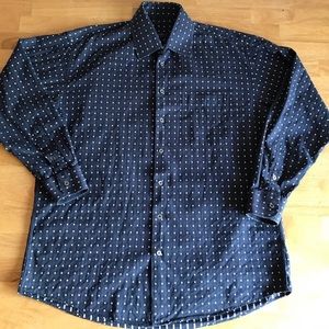 burberry blue button up
